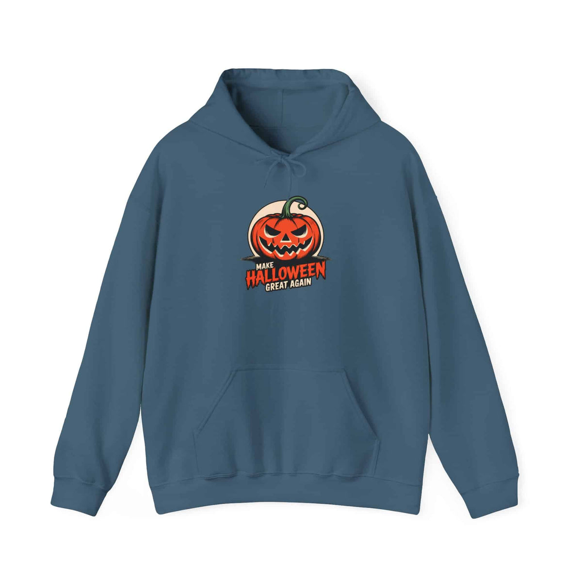 Make Halloween Great Again Hooded Sweatshirt - 2XL, Indigo Blue image