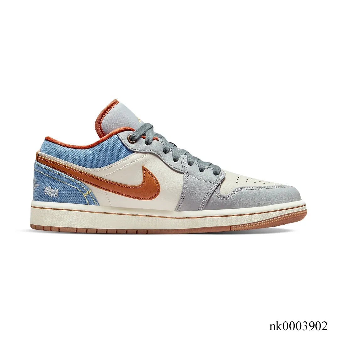 AJ 1 Low Phantom Denim Shoes Sneakers - nk0003902 image 0