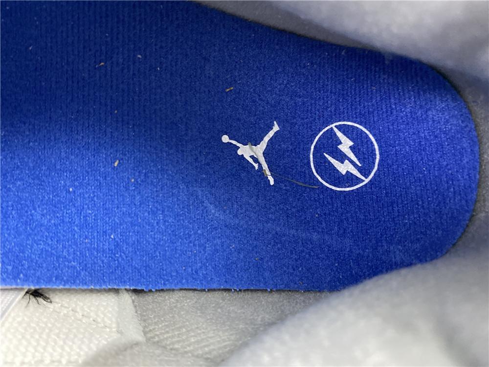 AJ 3 Fragment White Blue Shoes Sneakers - nk0000859 image 4