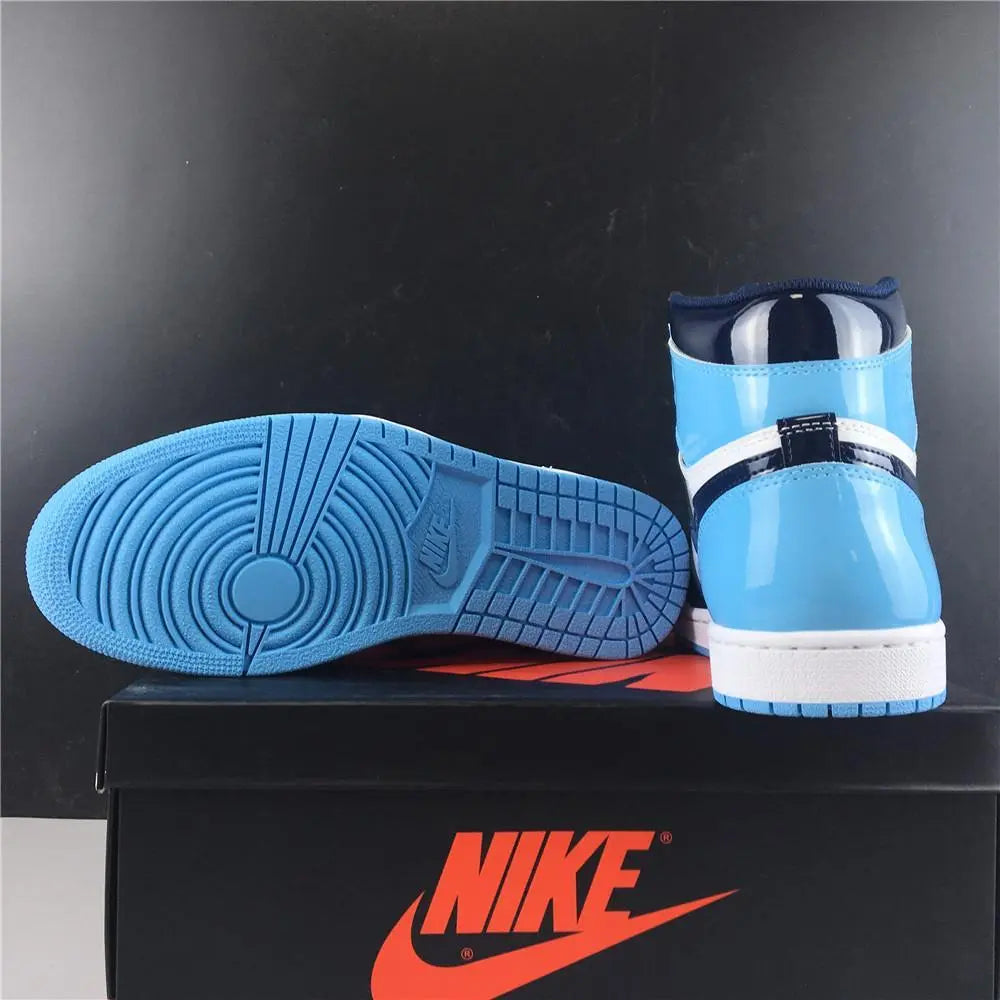 AJ 1 Retro High UNC Patent (W) Shoes Sneakers - nk0000111 image 14