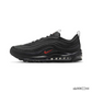 AM 97 Black University Red Shoes Sneakers - nk0002244 image 1