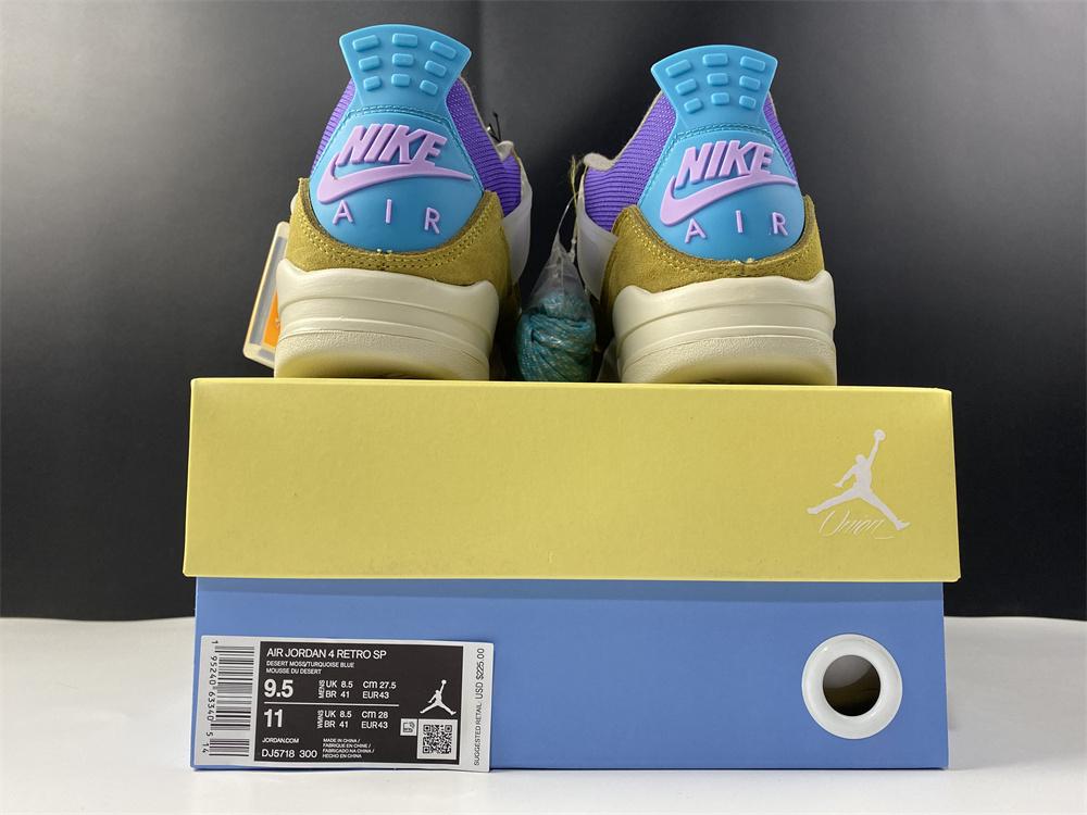 AJ 4 Retro SP 30th Anniversary Union Desert Moss Shoes Sneakers - nk0001584 image 9