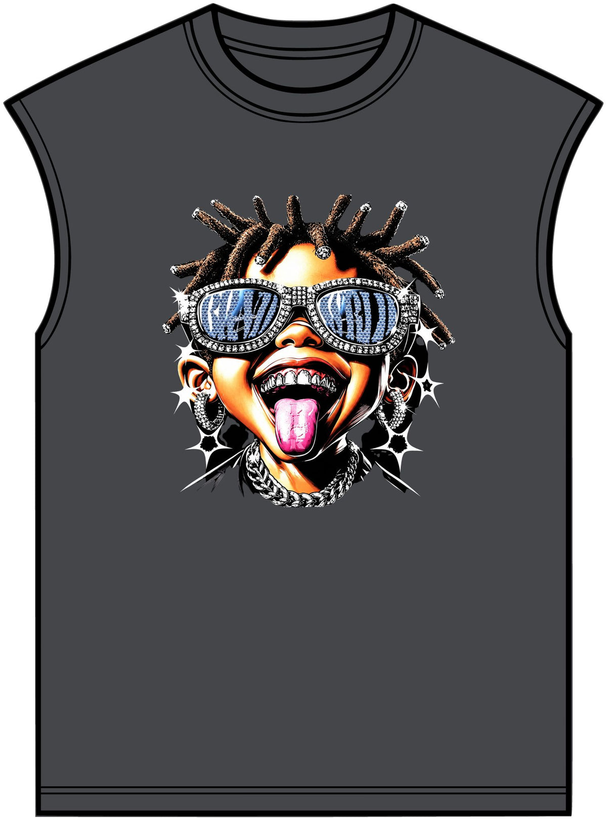 Diamond Drip Unisex Garment-Dyed Muscle Tee image 16