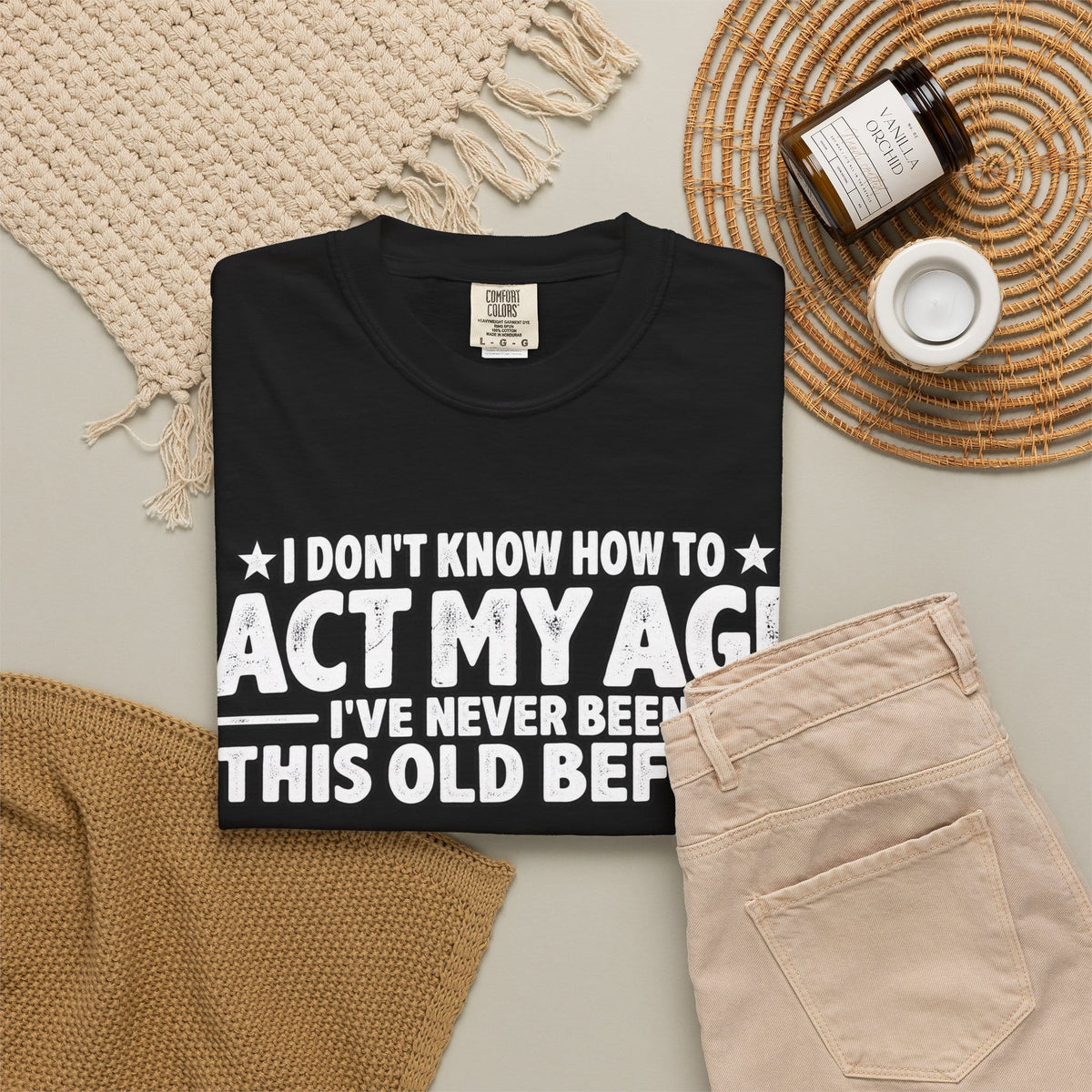 Graphic Print Unisex Garment-Dyed T-shirt – POD0034 image 3