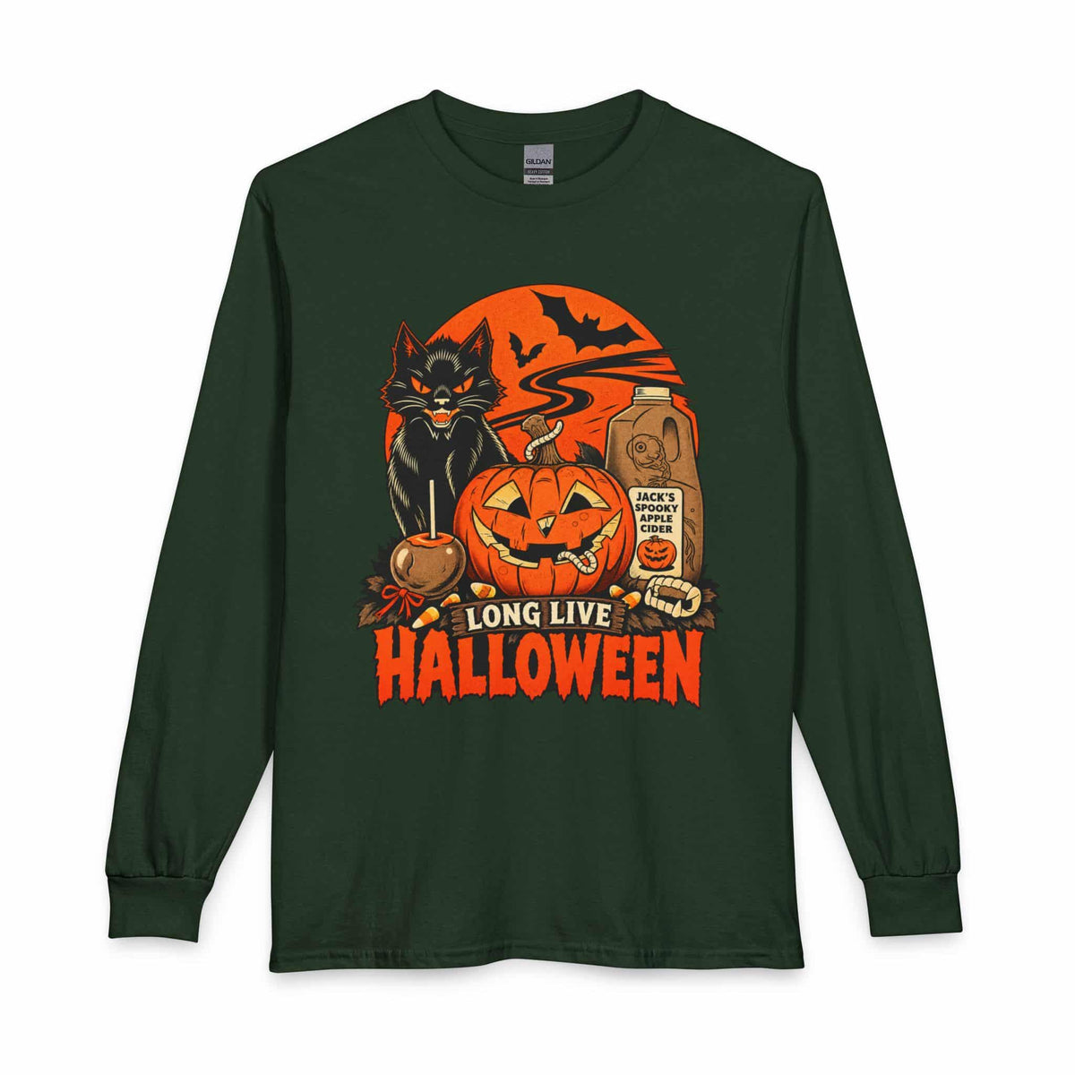 Midnight Cat Long Sleeve T-Shirt image 24