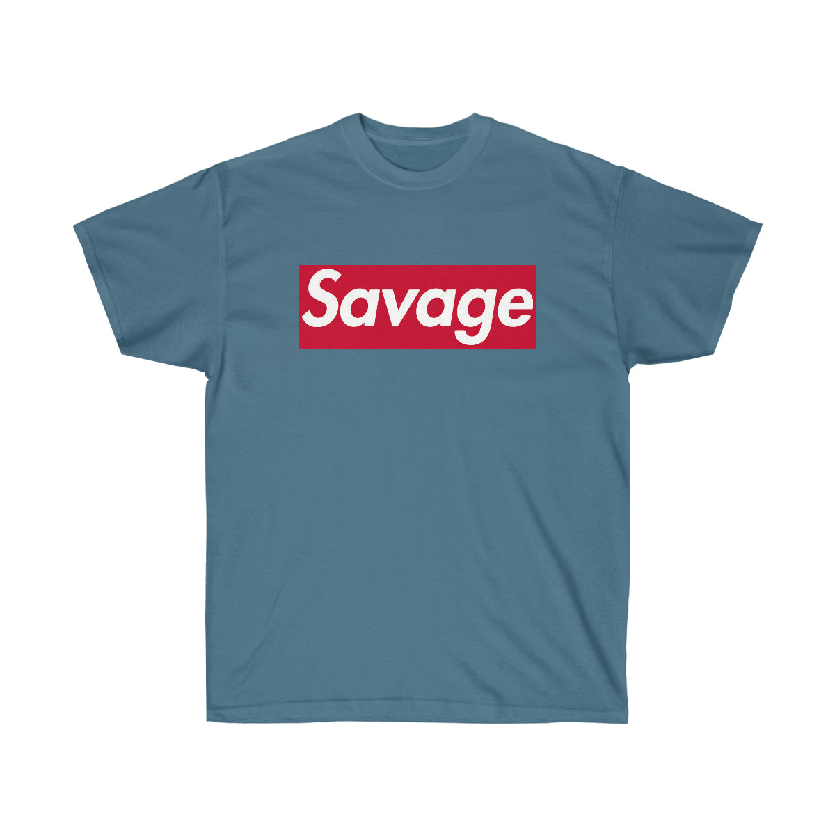 Savage Men T-Shirt - Indigo Blue, M image