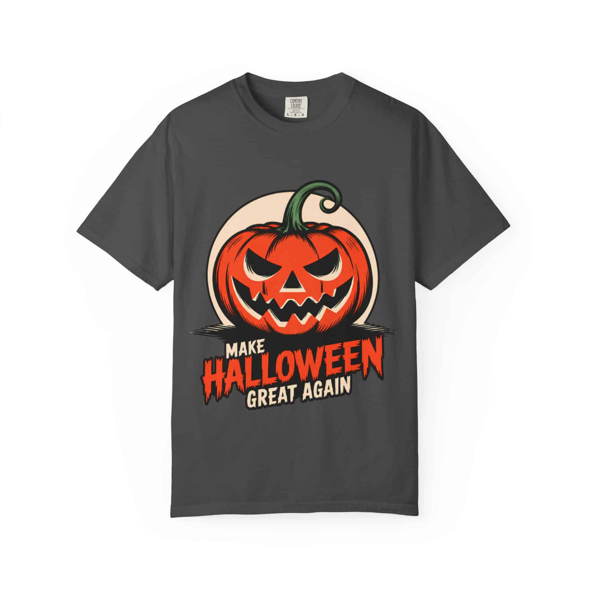 Make Halloween Great Again Unisex Garment-Dyed T-shirt image