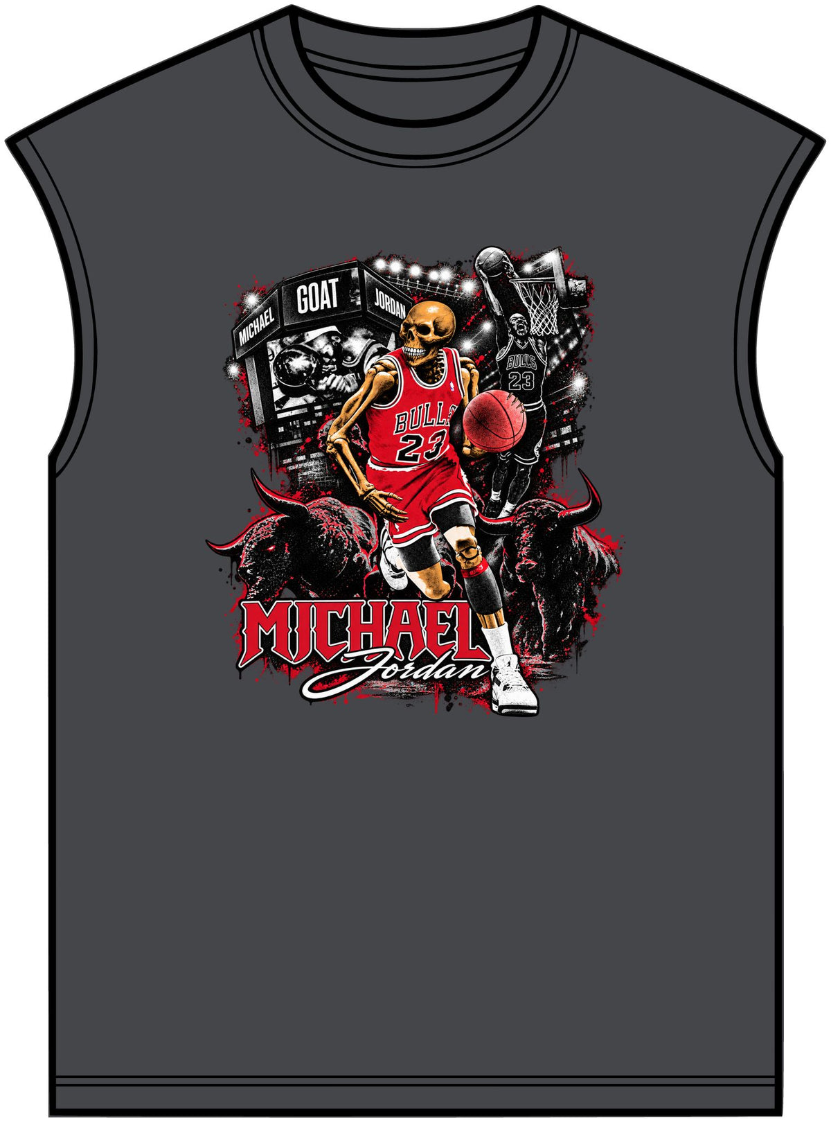 Chicago Legend 23 Unisex Garment-Dyed Muscle Tee image