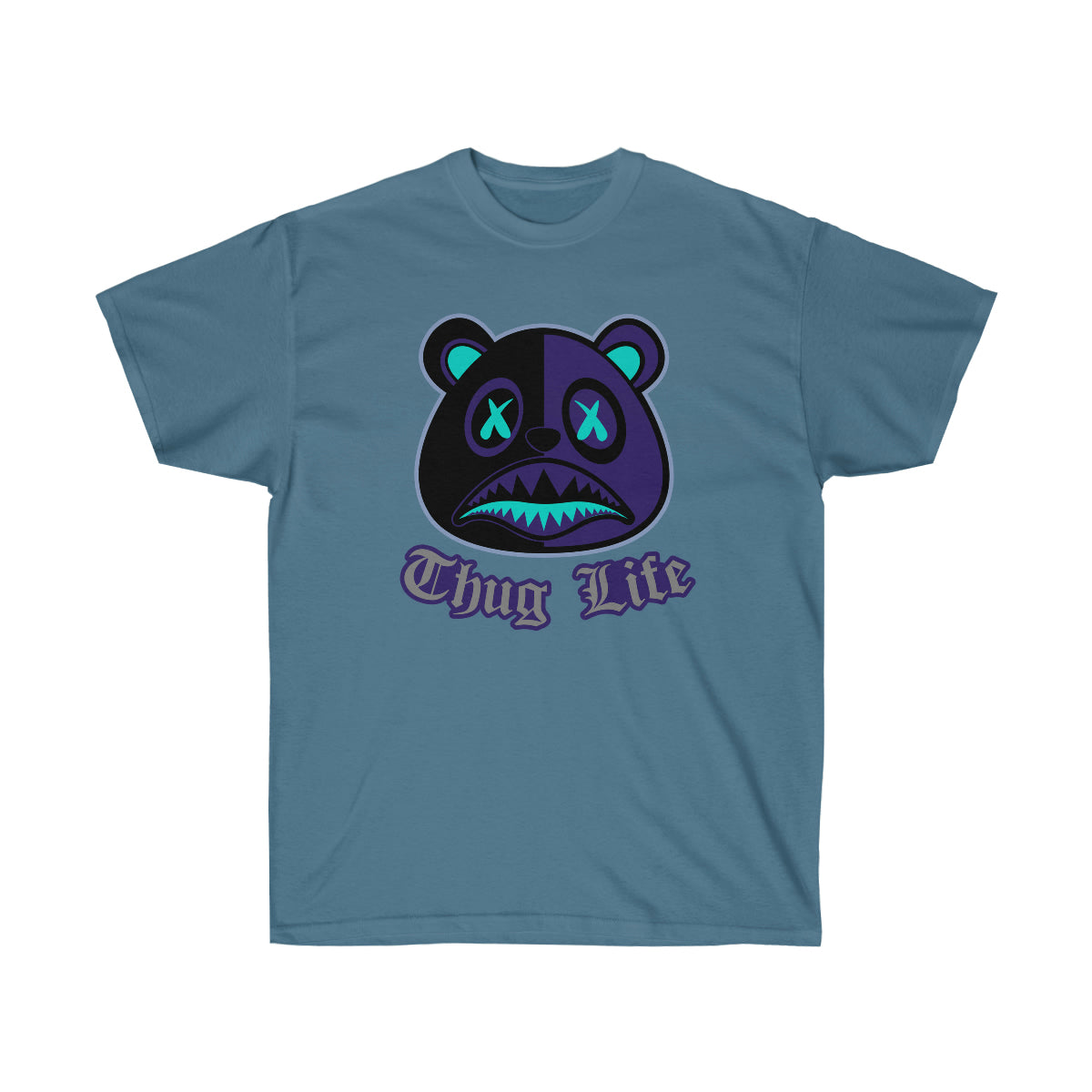 Thug Life Men T-Shirt - Indigo Blue, 2XL image