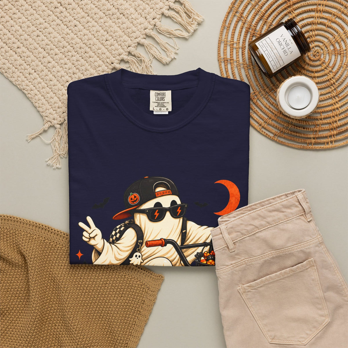 Gangster Mask Unisex Garment-Dyed T-shirt image 80