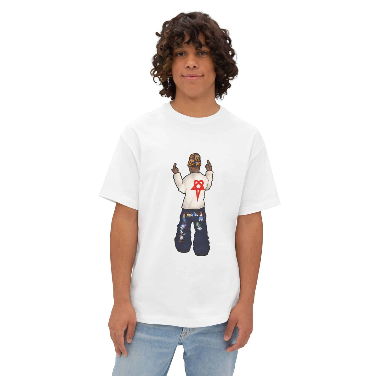 Rebel Attitude Unisex Oversized Boxy Tee image 35