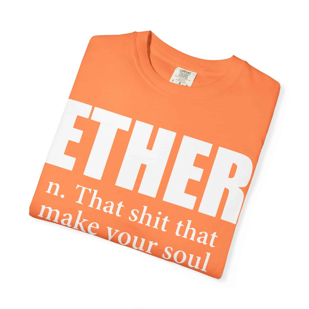 Ether Unisex Garment-Dyed T-shirt image 6