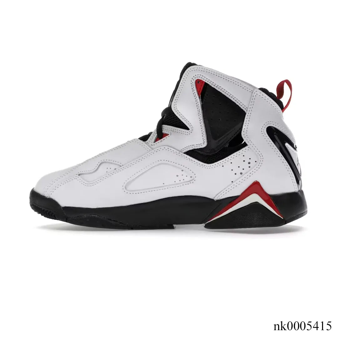 JD True Flight White Varsity Red Shoes Sneakers - nk0005415 image 1