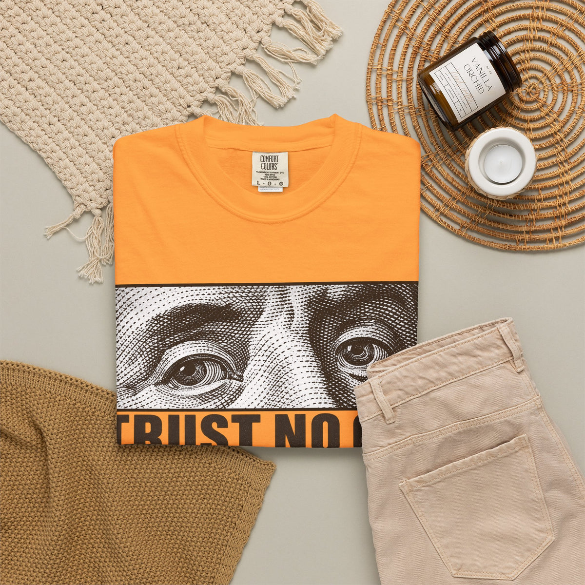 Graphic Print  Unisex Garment-Dyed T-shirt - POD0039 image 27