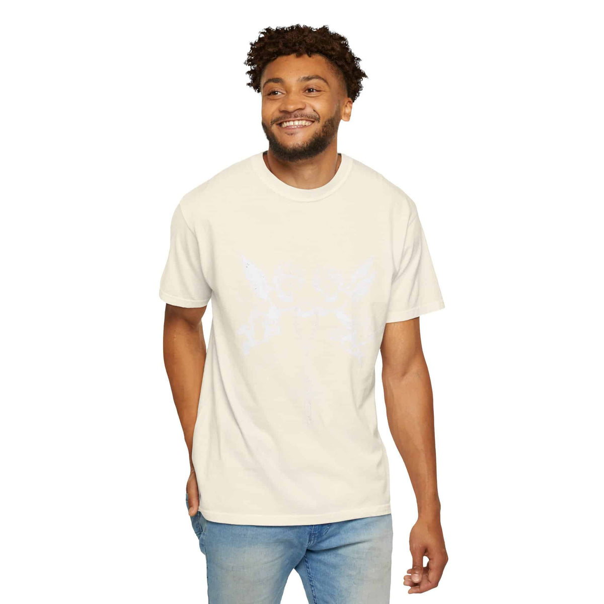 Heavenly Guardians Unisex Garment-Dyed T-shirt image 19