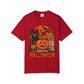 Midnight Cat Unisex Garment-Dyed T-shirt image