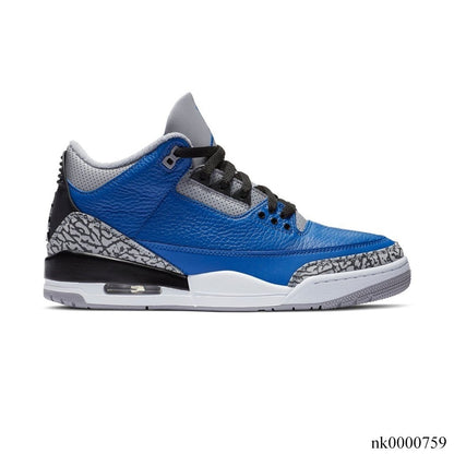 AJ 3 Retro Varsity Royal Cement Shoes Sneakers - nk0000759 image 0