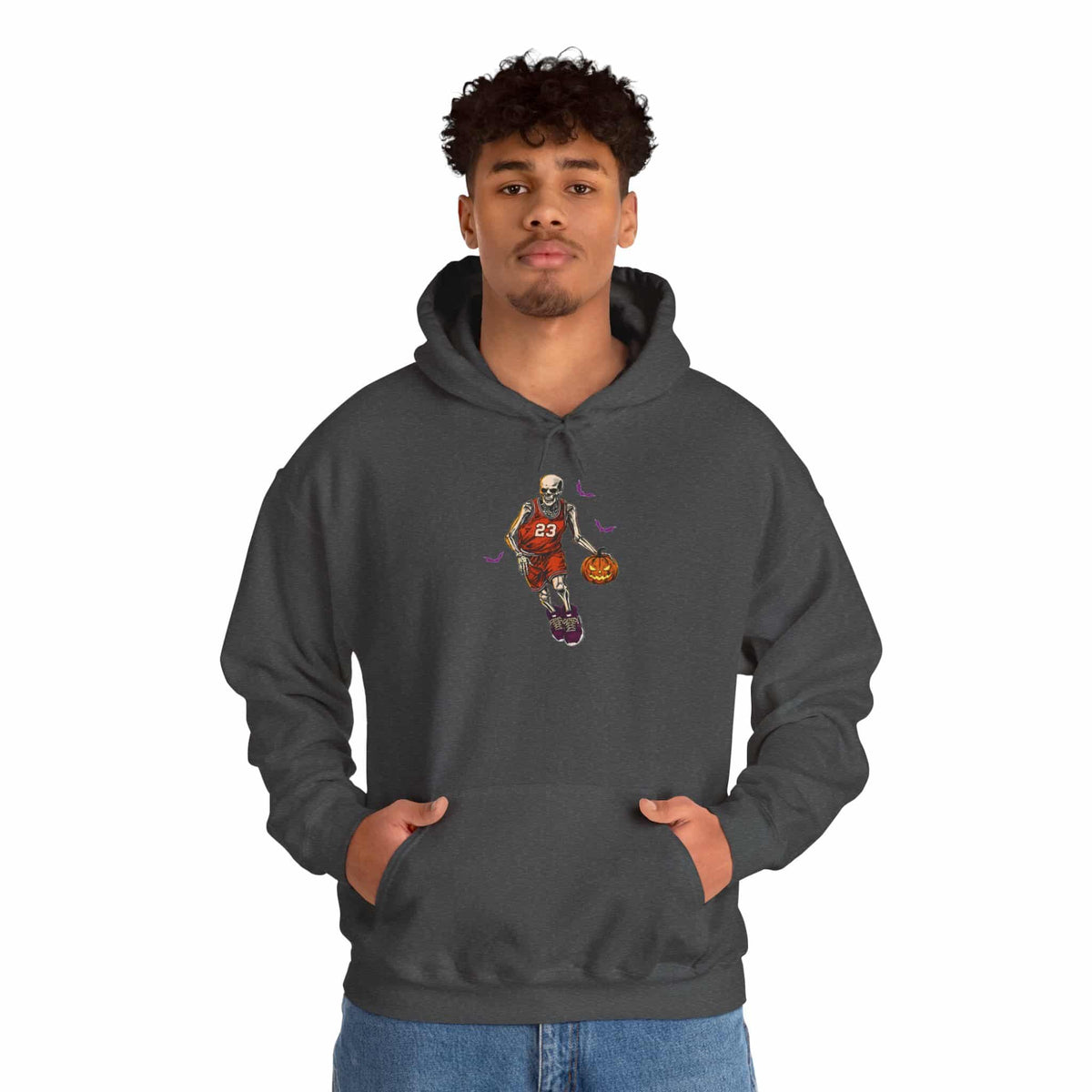 Halloween Basketball Hooded Sweatshirt image 37