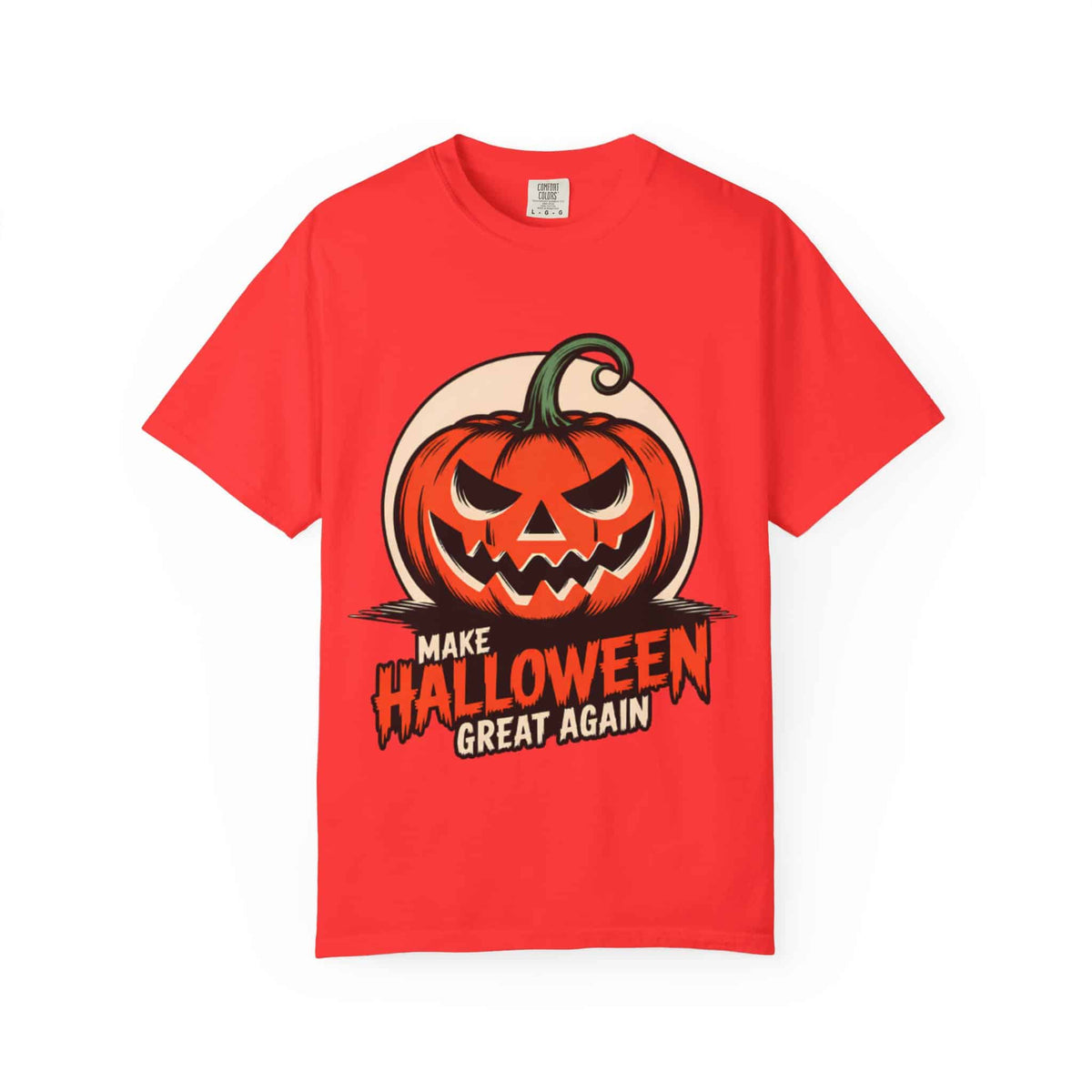 Make Halloween Great Again Unisex Garment-Dyed T-shirt image