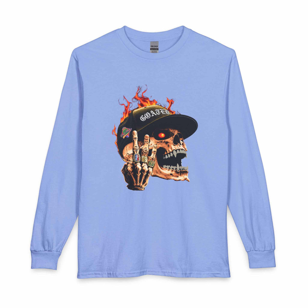 GOATED Skull Long Sleeve T-Shirt image 8