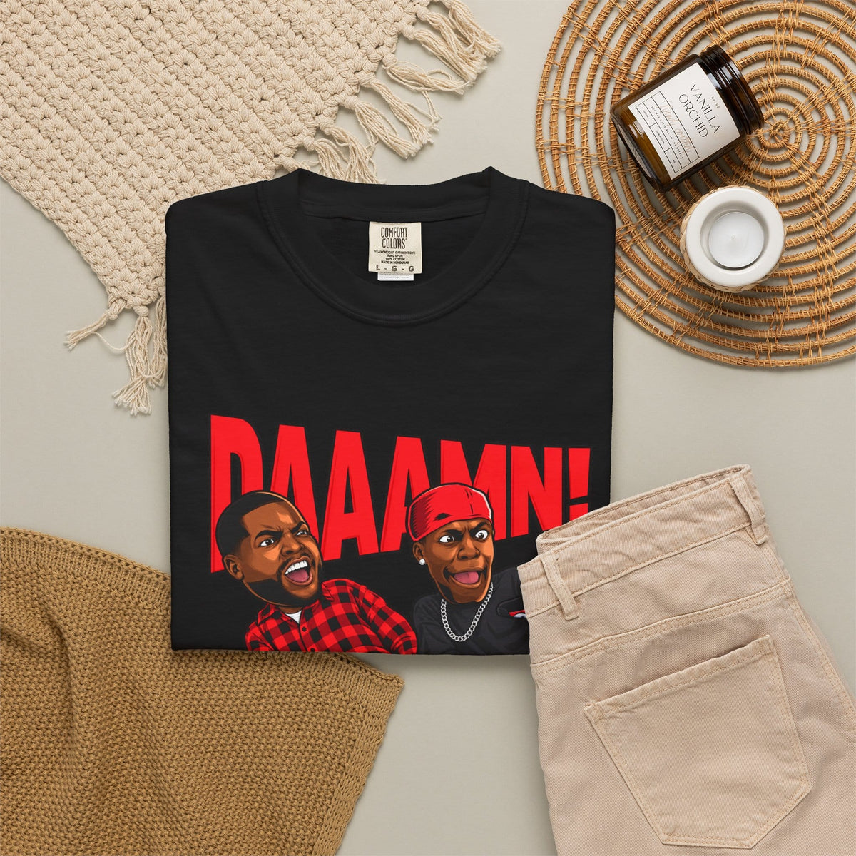 Graphic Print  Unisex Garment-Dyed T-shirt - POD0035 image 3