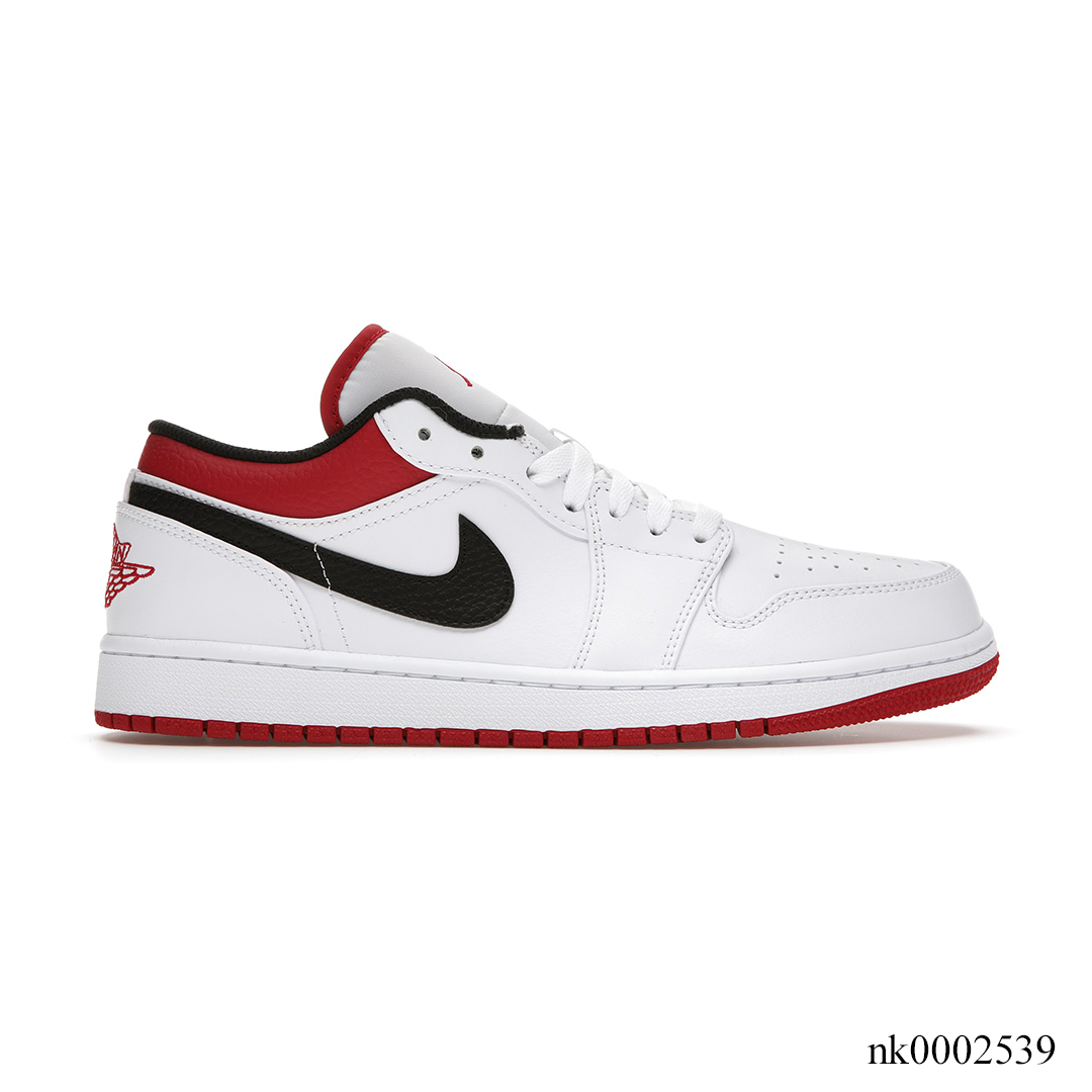 AJ 1 Low White University Red Black Shoes Sneakers - nk0002539 image