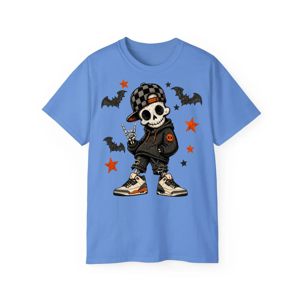 Boy Skeleton Halloween T-Shirt - POD0006 image 4
