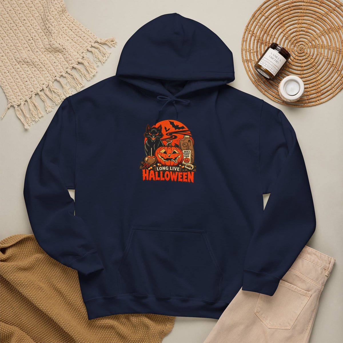 Midnight Cat Hooded Sweatshirt image 57