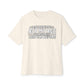 Graphic Print Unisex Oversized Boxy Tee - POD0034 - Natural, XL image