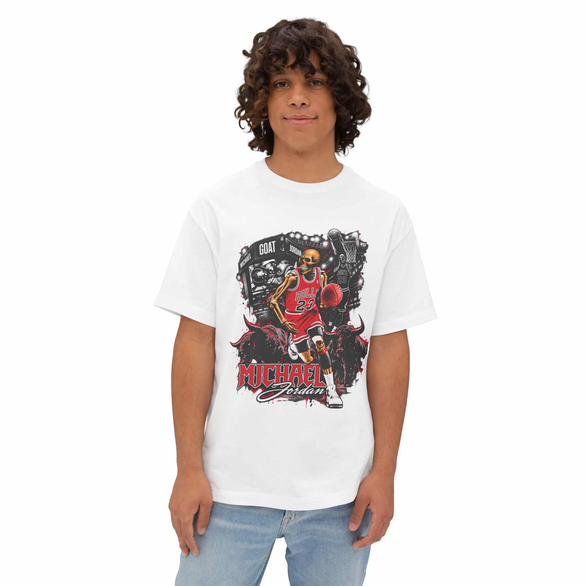 Chicago Legend 23 Unisex Oversized Boxy Tee image 45