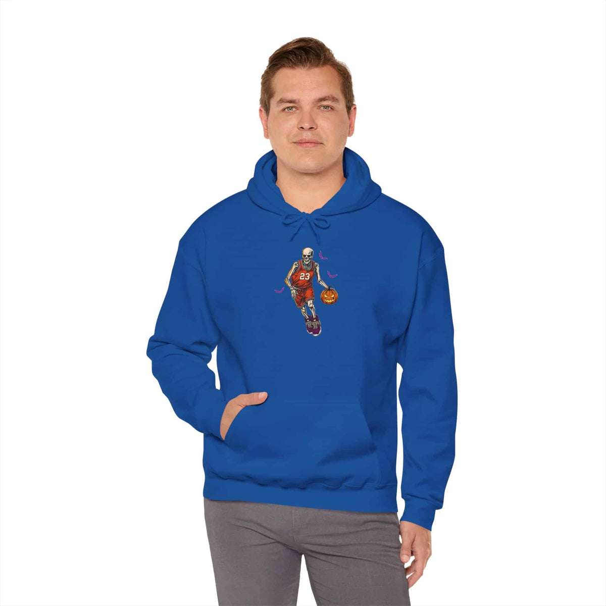 Halloween Basketball Hooded Sweatshirt image 70