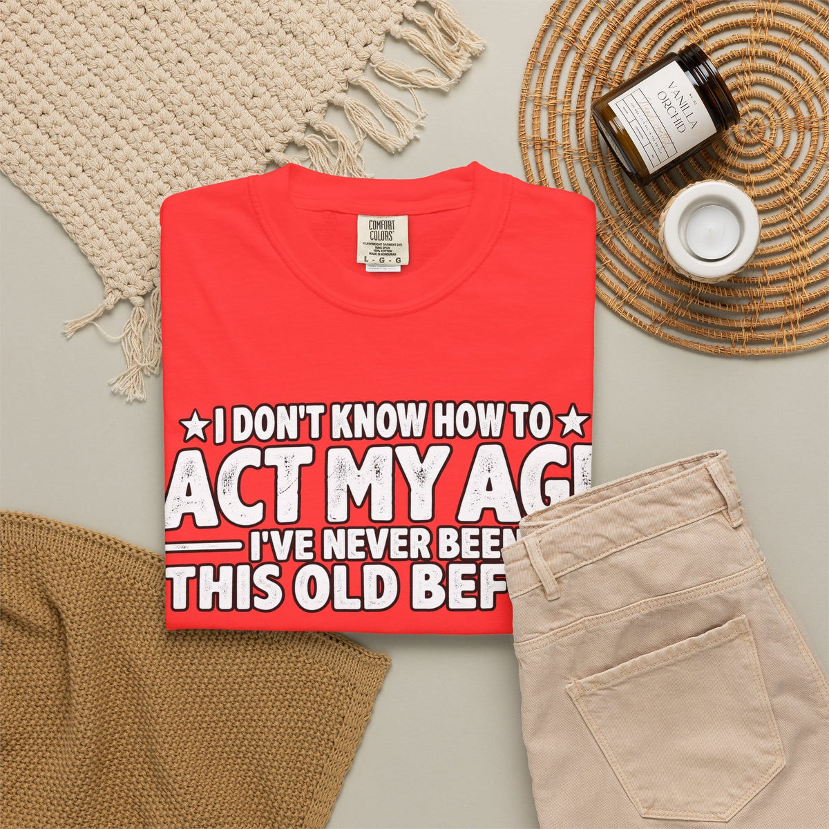 Graphic Print Unisex Garment-Dyed T-shirt – POD0034 image 39