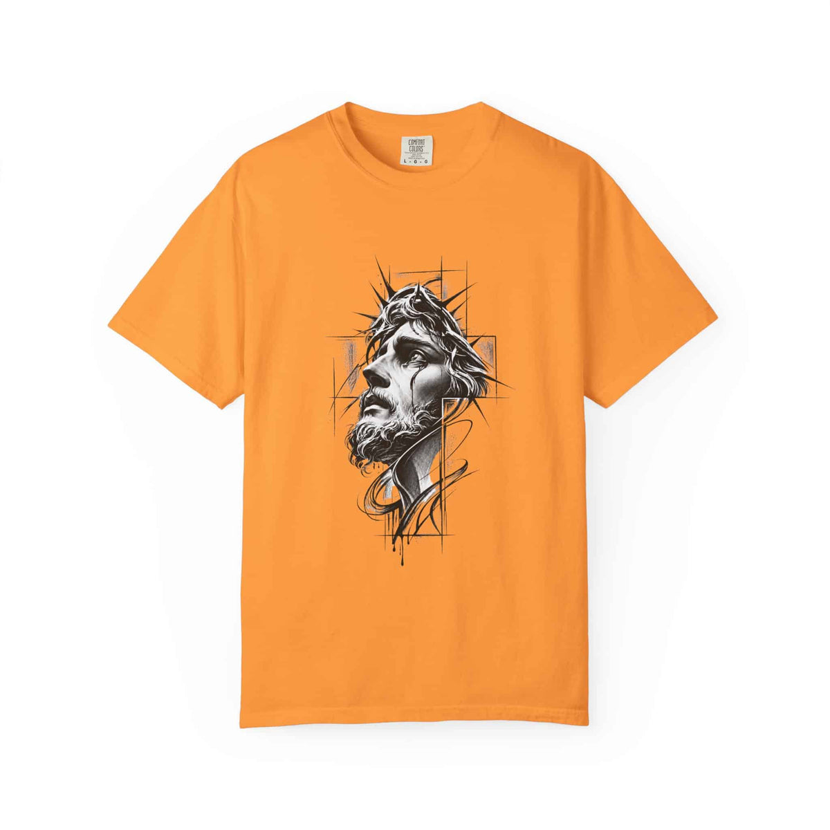 Crown of Faith 1 Unisex Garment-Dyed T-shirt image
