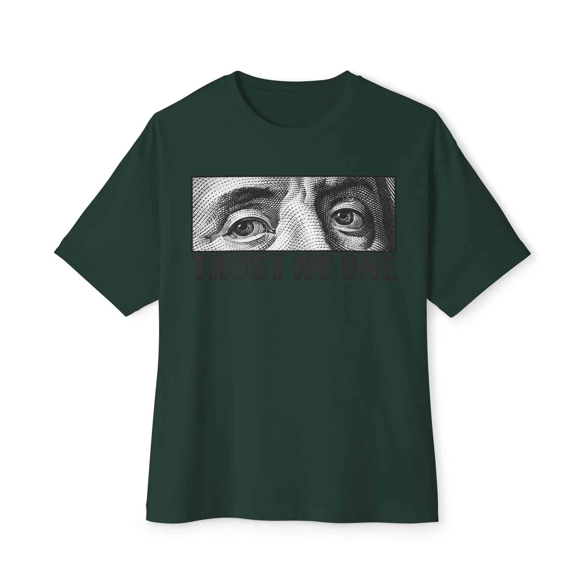 Graphic Print Unisex Oversized Boxy Tee - POD0039 - Forest, L image