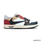 OW x AJ 1 Low OG Goat Lows Shoes Sneakers – nk0004820 image 0
