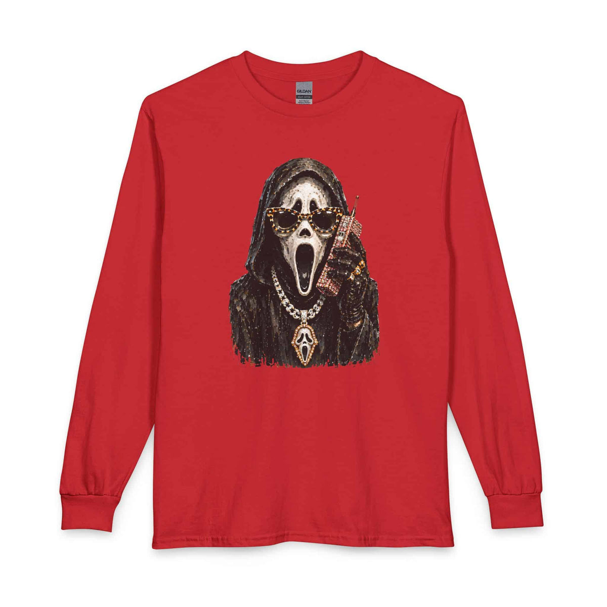 Halloween Ghostface Long Sleeve T-Shirt image 16