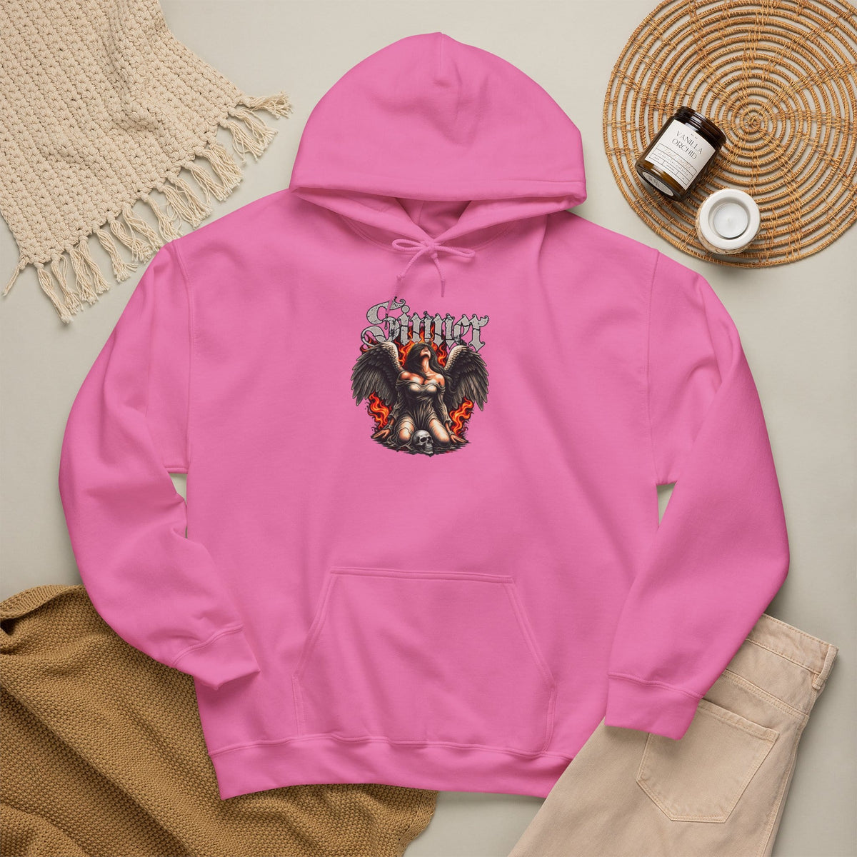 Sinner’s Flame Hooded Sweatshirt image 121