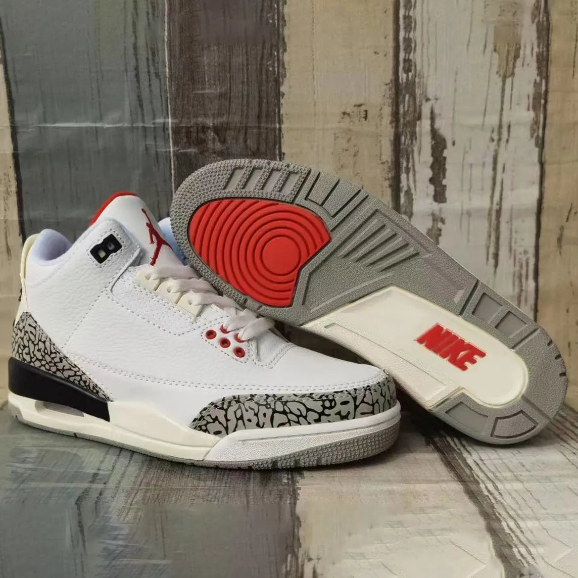 AJ 3 Retro White Cement Reimagined OG Shoes Sneakers - nk0002616 image 7