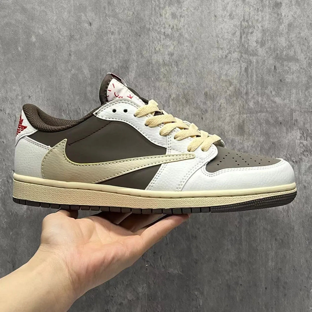 Travis Scott x AJ 1 Low OG Reverse Mocha Shoes Sneakers - nk0001819 image 8