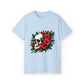 Flower Skull T-Shirt - Light Blue, XL image