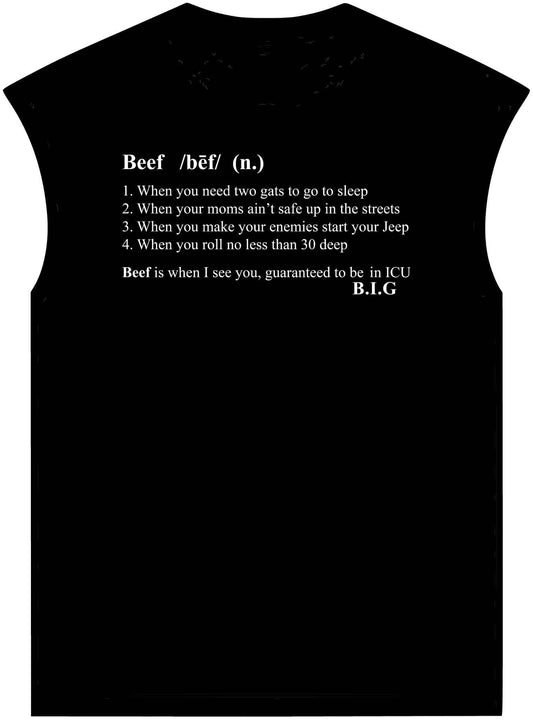 Beef Definition Unisex Garment-Dyed Muscle Tee image 0