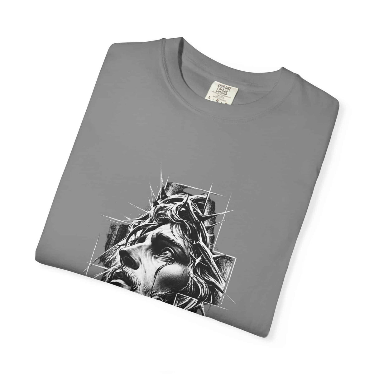 Crown of Faith 2 Unisex Garment-Dyed T-shirt image 119
