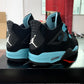 AJ 4 Black Cyan Shoes Sneakers - nk0004727 image 4