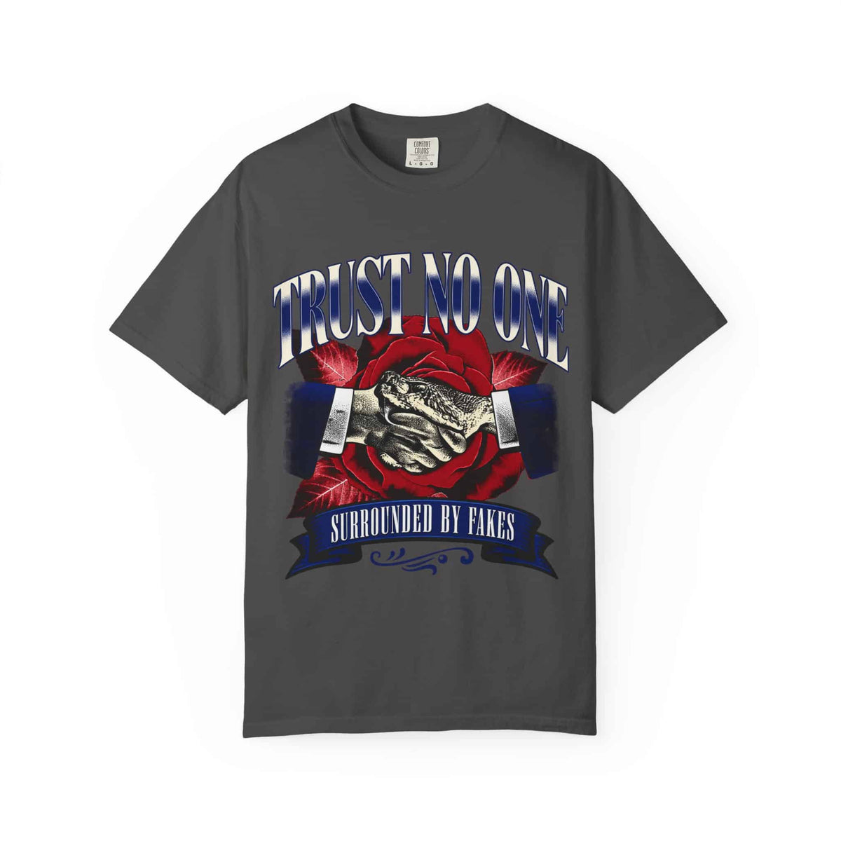 Graphic Print  Unisex Garment-Dyed T-shirt - POD0037 image