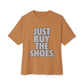 Graphic Print Unisex Oversized Boxy Tee – POD0033 - Toast, S image
