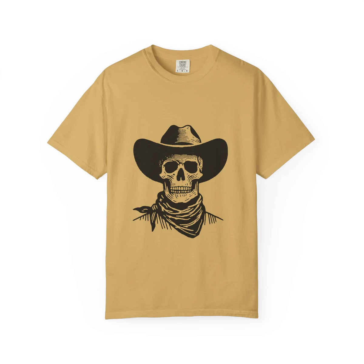 Outlaw Skull Unisex Garment-Dyed T-shirt image 35