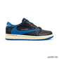 Fragment x Travis Scott x AJ 1 Low 3.0 "Black and White Blue" Shoes Sneakers – nk0005308 image 0