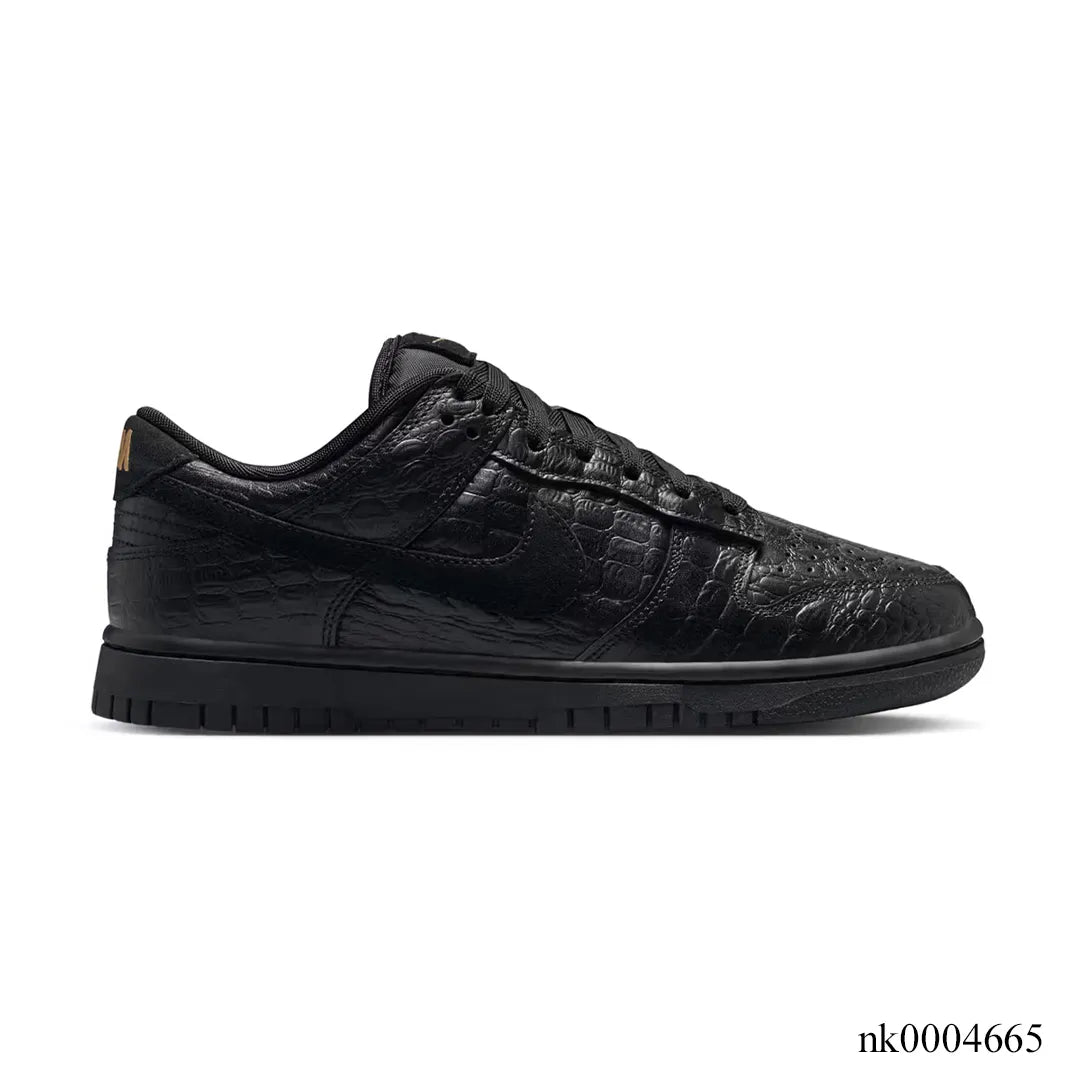 Dunk Low Black Croc Skin Shoes Sneakers - nk0004665 image 0