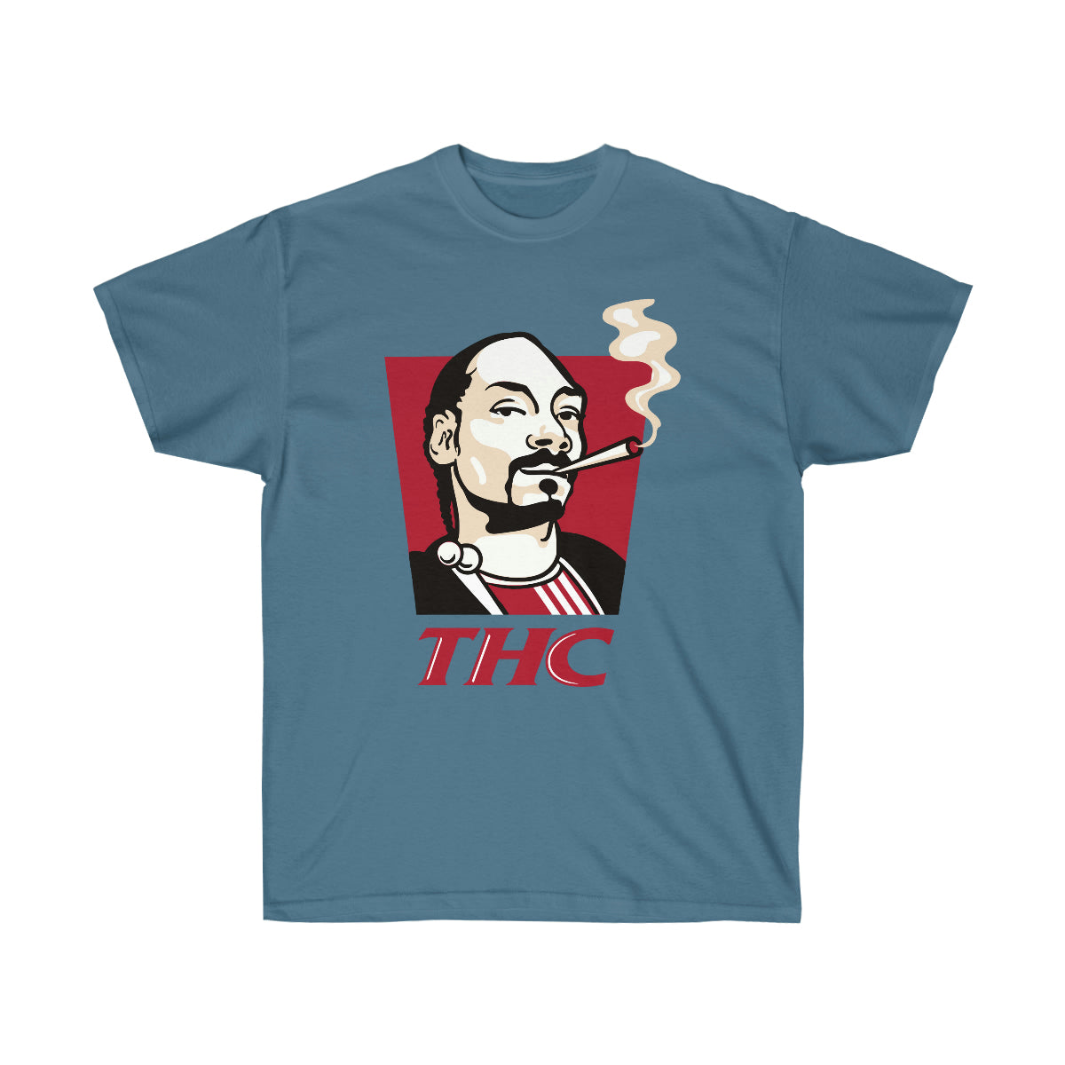 Snoop Dogg THC Smoke Men T-Shirt - Indigo Blue, 2XL image