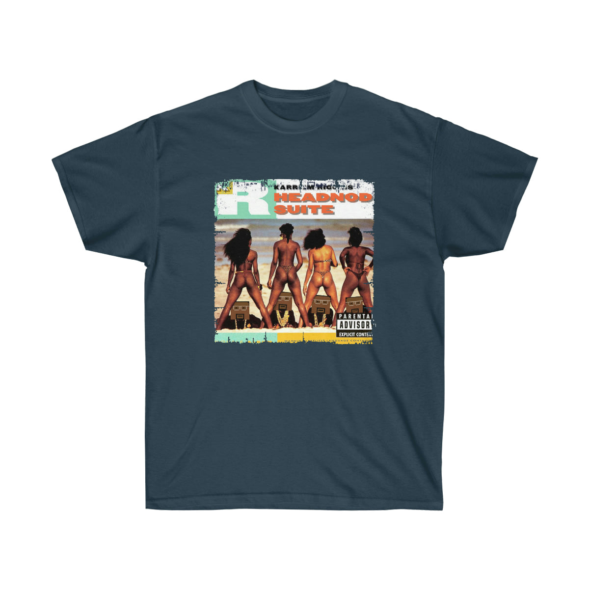 Rap Live Crew Men T-Shirt - Blue Dusk, M image